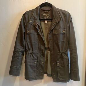 Light J.Crew Jacket with adjustable waist cinch